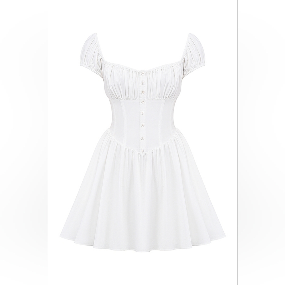 LA hearts Puff sleeve Off the Shoulder mini dress Size Small Like New - Picture 13 of 16